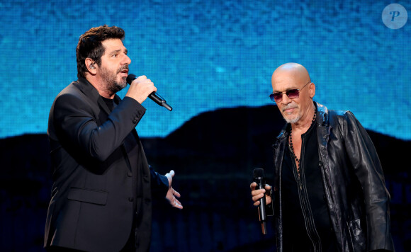 Exclusif - Patrick Fiori et Florent Pagny - Enregistrement de l'émission "Avec Florent, tout le monde ELA" à La Seine Musicale à Paris, diffusée le 1er septembre à 21h10 sur TF1 © Cyril Moreau-Dominique Jacovides / Bestimage