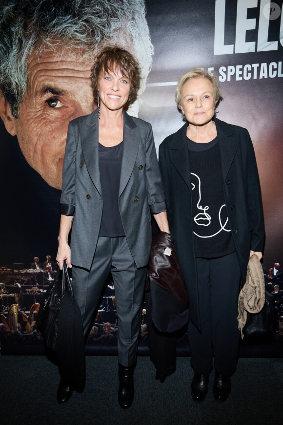 Exclusif - Muriel Robin et sa femme Anne Le Nen - Photocall - Spectacle symphonique Claude Lelouch "D'un film à l'autre" au Palais des Congrès de Paris le 14 novembre 2022. © Moreau / Rindoff / Bestimage 