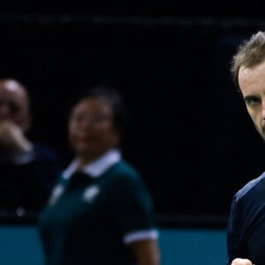 Richard Gasquet ( FRA ) Les champions s'affrontent lors du tournoi de tennis Rolex Paris Masters (29 octobre - 6 novembre 2022), le 31 octobre 2022. © Federico Pestellini / Panoramic / Bestimage