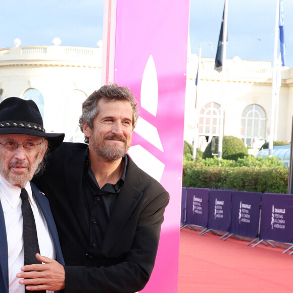 Guillaume Canet (président du Jury) et Jerry Schatzberg - Les célébrités arrivent à la cérémonie d'ouverture du 49ème Festival du Cinema Americain de Deauville, France, le 1er septembre 2023. © Denis Guignebourg/Bestimage 