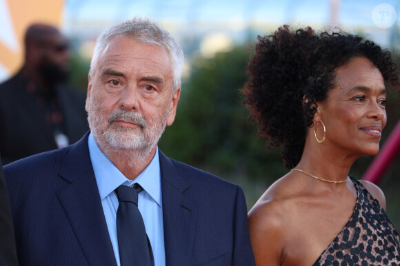 Luc Besson et sa femme Virginie Besson-Silla à la première du film "Dogman" lors du 49ème Festival du Cinema Americain de Deauville, France, le 2 septembre 2023. © Denis Guignebourg/BestImage 