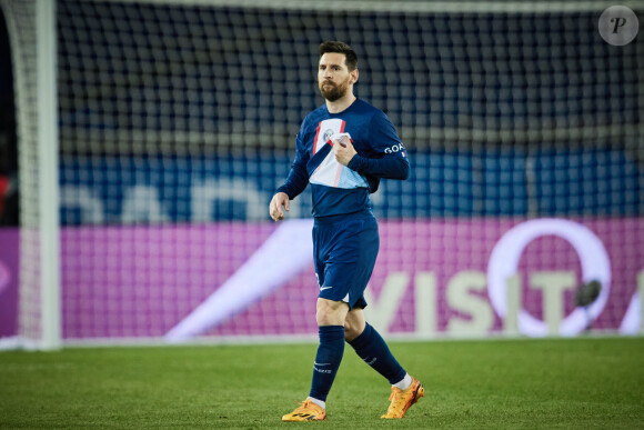 Lionel Leo Messi - Match de Football Ligue 1 Uber Eats PSG Vs Ajaccio (5-0) au Parc des Princes à Paris le 13 mai 2023. © Cyril Moreau / Bestimage