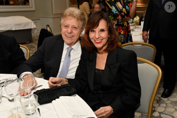 Exclusif - Denise Fabre, son mari Francis Vandenhende lors du traditionnel dîner du Crif du Sud-Est au Palais de la Méditerranée à Nice, le 13 janvier 2020.