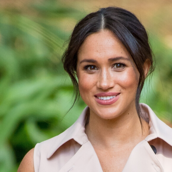 Le prince Harry, duc de Sussex, et Meghan Markle, duchesse de Sussex, se rendent à la réception des industries créatives et des entreprises à Johannesburg, le 2 octobre 2019. Sur place, le couple princier rencontre des représentants des milieux d'affaires britanniques et sud-africains dont des jeunes entrepreneurs locaux. 