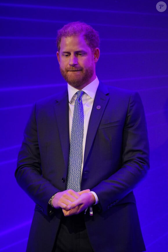 Le prince Harry était à Londres pour une grande cérémonie.
Prince Harry, duc de Sussex - Discours au gala annuel WellChild Awards 2023, au Hurlingham Club à Londres.