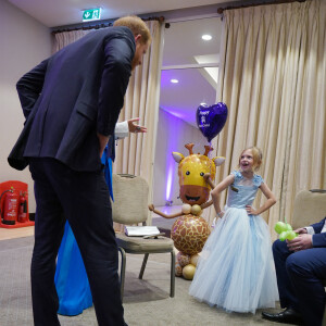 Le prince Harry, duc de Sussex, lors des WellChild Awards 2023 au Hurlingham Club, Ranelagh Gardens, à Londres, Royaume Uni, le 7 septembre 2023. 
