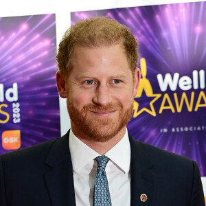 Le prince Harry, duc de Sussex, arrive aux WellChild Awards 2023 au Hurlingham Club, Ranelagh Gardens, à Londres, Royaume Uni, le 7 septembre 2023. 