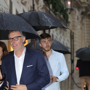 Laurent Blanc et sa femme Anne Blanc - A l'occasion des 20 ans de la victoire de l'équipe de France, les bleus 98 se sont rendus à un dîner organisé au Buddha Bar avec les joueurs et leurs familles à Paris, France, le 11 juin 2018. 