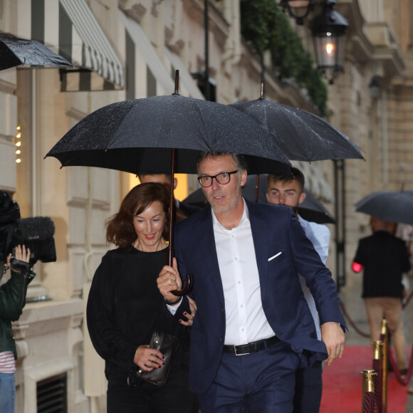 Laurent Blanc et sa femme Anne Blanc - A l'occasion des 20 ans de la victoire de l'équipe de France, les bleus 98 se sont rendus à un dîner organisé au Buddha Bar avec les joueurs et leurs familles à Paris, France, le 11 juin 2018. 