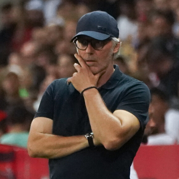 Laurent Blanc (Entraineur de Lyon) - Ligue 1 Uber Eats - Match de football de Nice face à Lyon (0-0) à Nice le 27 aout 2023.