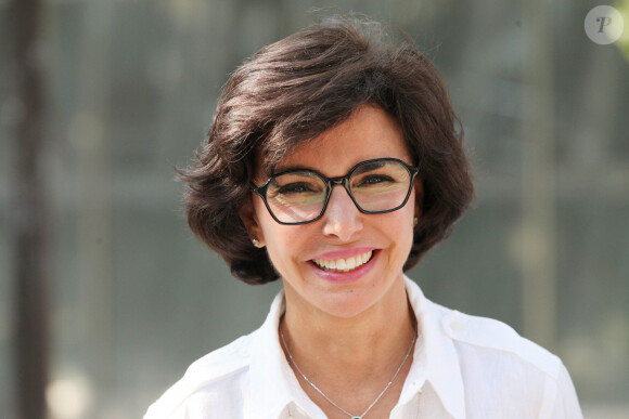 Rachida Dati, maire du 7ème arrondissement de Paris - Le ministre de l'Intérieur présente le plan tourisme et dévoile les renforts estivaux à Paris sur le parvis de la Tour Eiffel le 15 juin 2023. © Jonathan Rebboah / Panoramic / Bestimage