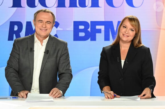 Christophe Delay et Adeline François - Conférence de rentrée 2022/2023 BFM TV à Paris le 6 septembre 2022. © Coadic Guirec/Bestimage