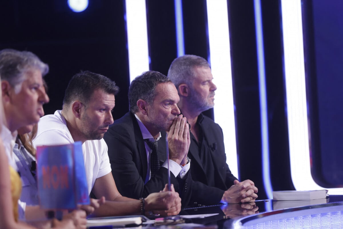 Photo Exclusif Raymond Aabou Yann Moix Eric Naulleau Sur le plateau de l émission TPMP