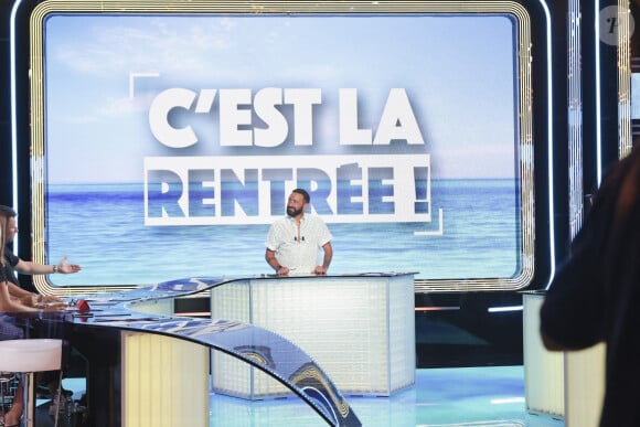 Pour la grande rentrée, Cyril Hanouna a voulu miser sur des profils variés à la personnalité forte.
Exclusif - Cyril Hanouna - Sur le plateau de l'émission TPMP (Touche Pas à Mon Poste) présentée en direct par C.Hanouna et diffusée sur C8 - Paris le 04/09/2023 - © Jack Tribeca / Bestimage 