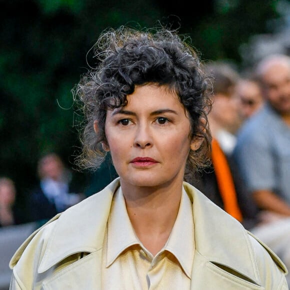 Audrey Tautou est à l'affiche d'"Ensemble, c'est tout", diffusé ce soir sur Arte.
Audrey Tautou lors du défilé de mode Homme printemps-été Ami - Alexandre Mattiussi, au Sacré-Coeur à Paris, France.