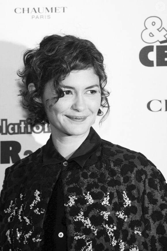 Audrey Tautou - Soirée des Révélations César 2016 dans les salons de la maison Chaumet place Vendôme à Paris, le 11 janvier 2016. 