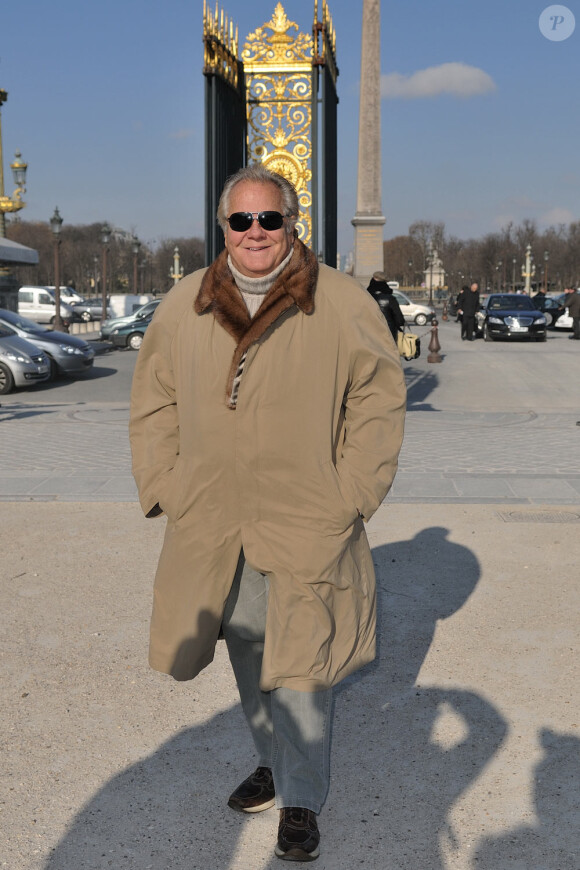 Massimo Gargia au défilé Lagerfeld (7 mars 2010)