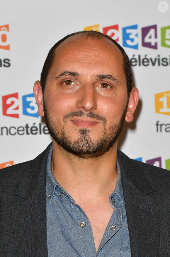 Karim Rissouli lors du photocall de la présentation de la nouvelle dynamique 2017-2018 de France Télévisions. Paris, le 5 juillet 2017. © Guirec Coadic/Bestimage 