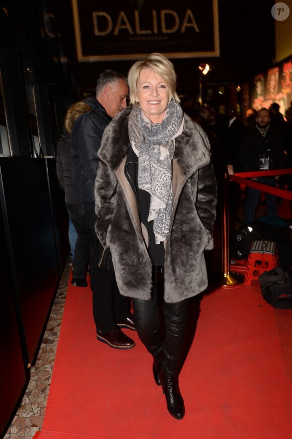 Sophie Davant - Avant-première du film "Dalida" à L'Olympia, Paris le 30 novembre 2016. © Rachid Bellak/Bestimage 