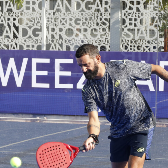 Exclusif - Cyril Hanouna - Tournoi des personnalités lors du Greenweez Paris Major Premier Padel 2023 à Roland Garros à Paris le 10 septembre 2023. © Marc Ausset-Lacroix/Bestimage 