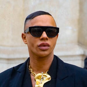 Olivier Rousteing est le couturier préféré de Brigitte Macron.
Olivier Rousteing - Arrivées au défilé de mode Haute-Couture "Schiaparelli" au Petit Palais lors de la fashion week de Paris. © Christophe Clovis / Veeren / Bestimage 