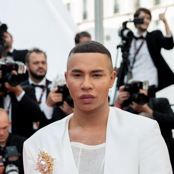 Olivier Rousteing - Montée des marches du film " L'Innocent " lors du 75ème Festival International du Film de Cannes. Le 24 mai 2022 © Cyril Moreau / Bestimage 