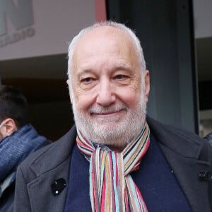 Francois Berleand - Les invités de l'émission des Grosses Têtes à la sortie des studios RTL à Neuilly-sur-Seine, France, le 17 janvier 2023.