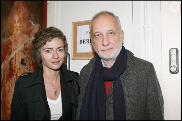Exclusif - François Berléand et sa femme - Générale de la pièce 'L'arbre de joie" de Louis-Michel Colla et David Khayat au théâtre de la Montparnasse.