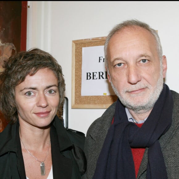Exclusif - François Berléand et sa femme - Générale de la pièce 'L'arbre de joie" de Louis-Michel Colla et David Khayat au théâtre de la Montparnasse.