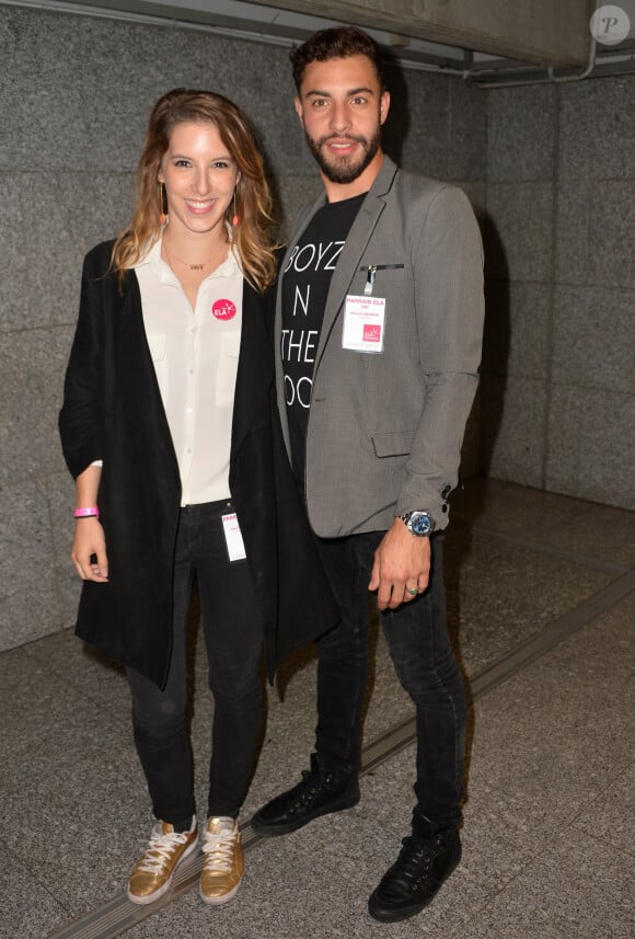 Léa François et Marwan Berreni ( Plus belle la vie ) - Prix Ambassadeur ELA 2016 à la Cité des Sciences et de l'Industrie au Parc de la Vilette à Paris, le 1 juin 2016.