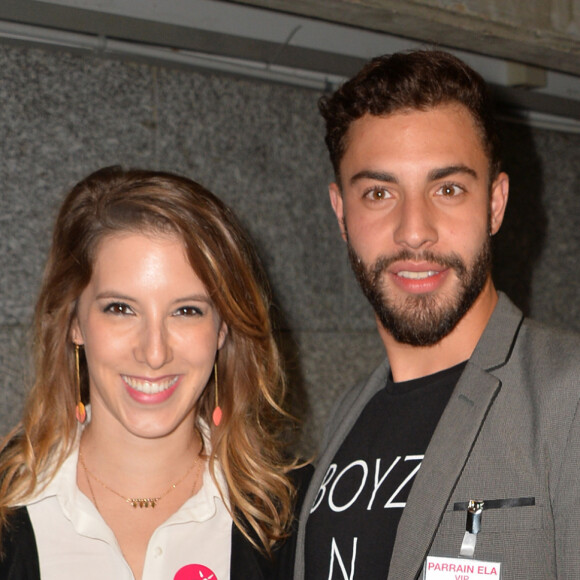 Léa François et Marwan Berreni ( Plus belle la vie ) - Prix Ambassadeur ELA 2016 à la Cité des Sciences et de l'Industrie au Parc de la Vilette à Paris, le 1 juin 2016.