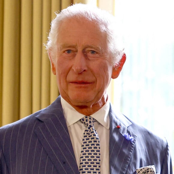 Le roi Charles III est venu accompagné de son épouse Camilla Parker Bowles
Le président français Emmanuel Macron reçoit le roi Charles III d'Angleterre en entretien à l'Elysée à Paris, le 20 septembre 2023. Le couple royal britannique est en visite en France du 20 au 22 septembre 2023. 