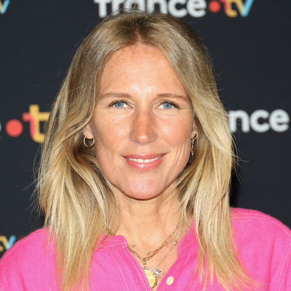 Agathe Lecaron est la présentatrice de La Maison des maternelles sur France 2
Agathe Lecaron au photocall pour la conférence de presse de rentrée de France TV à la Grande Halle de la Villette à Paris, France. © Coadic Guirec/Bestimage 