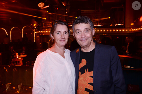 Exclusif - Thierry Moreau et sa femme Frédérique lors de la soirée d'inauguration du club Manko à Paris, France, le 12 septembre 2019. © Rachid Bellak/Bestimage 