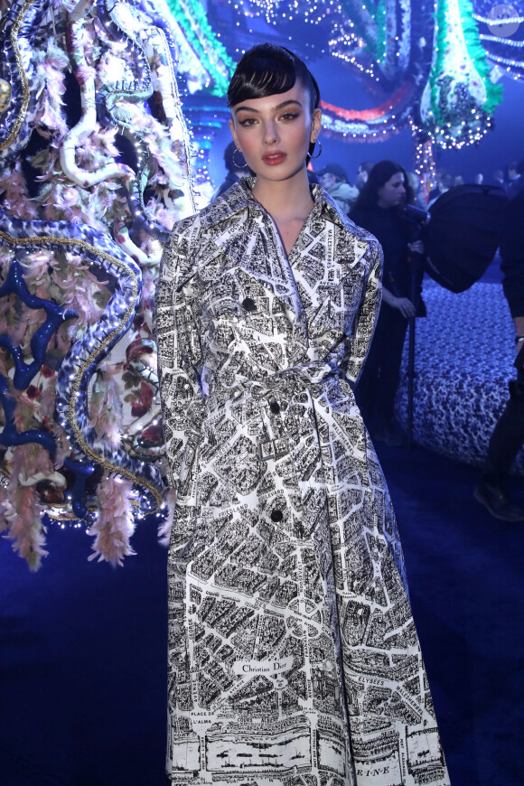Deva Cassel - Front Row du défilé Christian Dior prêt-à-porter automne-hiver 2023/2024 lors de la Fashion Week de Paris (PFW), à Paris, France, le 28 février 2023.