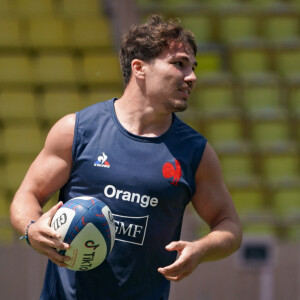 Antoine Dupont (France) - Stage de l'équipe de France de rugby à Monaco, le 4 juillet 2023. © Norbert Scanella/Panoramic/Bestimage