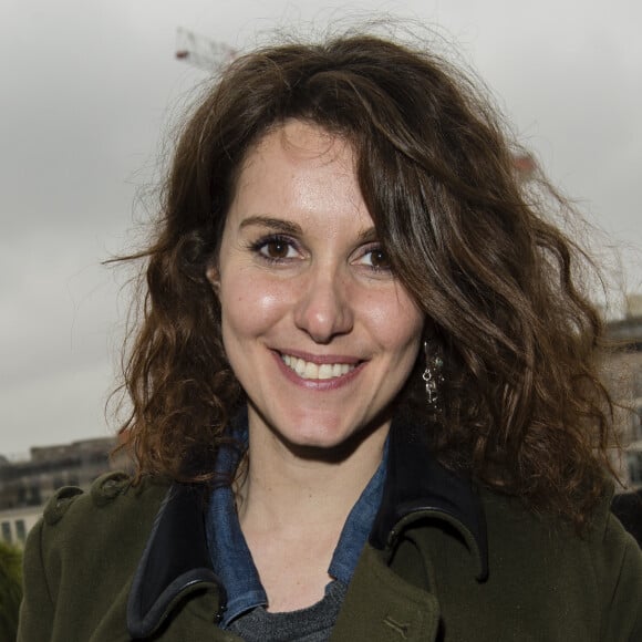 Fanny Agostini - Forum international de la météo et du climat à Paris. Le 23 mars 2018 © Pierre Perusseau / Bestimage