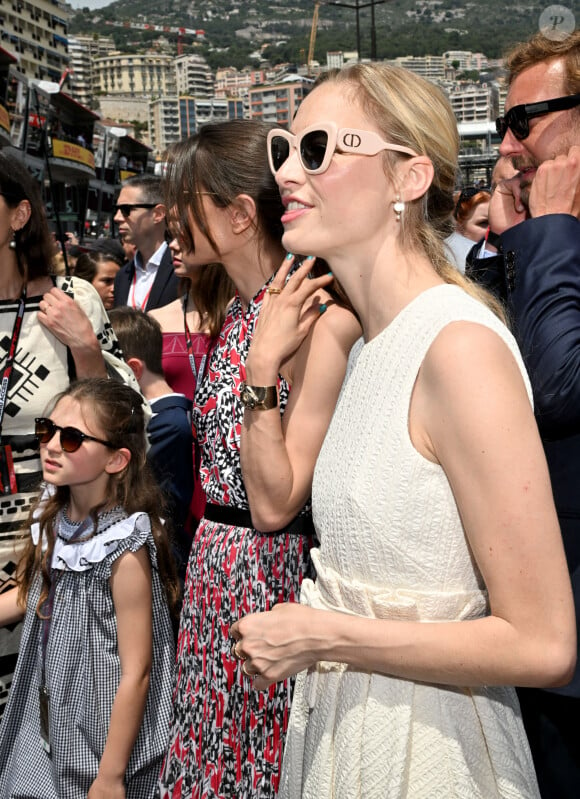 India Casiraghi, Charlotte Casiraghi, Beatrice Borromeo - La famille princière de Monaco lors du 80ème Grand Prix de Monaco de Formule 1 à Monaco le 28 mai 2023. © Bruno Bebert/Bestimage 