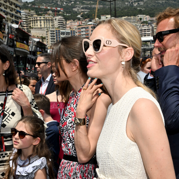 India Casiraghi, Charlotte Casiraghi, Beatrice Borromeo - La famille princière de Monaco lors du 80ème Grand Prix de Monaco de Formule 1 à Monaco le 28 mai 2023. © Bruno Bebert/Bestimage 