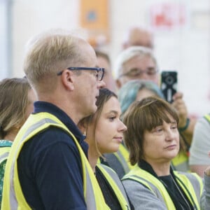 Catherine (Kate) Middleton, princesse de Galles, visite l'imprimerie Standfast & Barracks à Lancaster, le 26 septembre 2023. L'entreprise est réputée pour son impressionnant héritage en matière de design et de créativité textile, qui remonte à 1924 et fait désormais partie du Sanderson Design Group. 