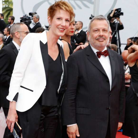 De leur amour sont nés trois enfants : Eneko (16 ans), Cosima (11 ans) et Bartolomé (10 ans). 
Natacha Polony et son mari Perico Légasse - Montée des marches du film "L'Amant Double" lors du 70ème Festival International du Film de Cannes. Le 26 mai 2017. © Borde-Jacovides-Moreau/Bestimage 
