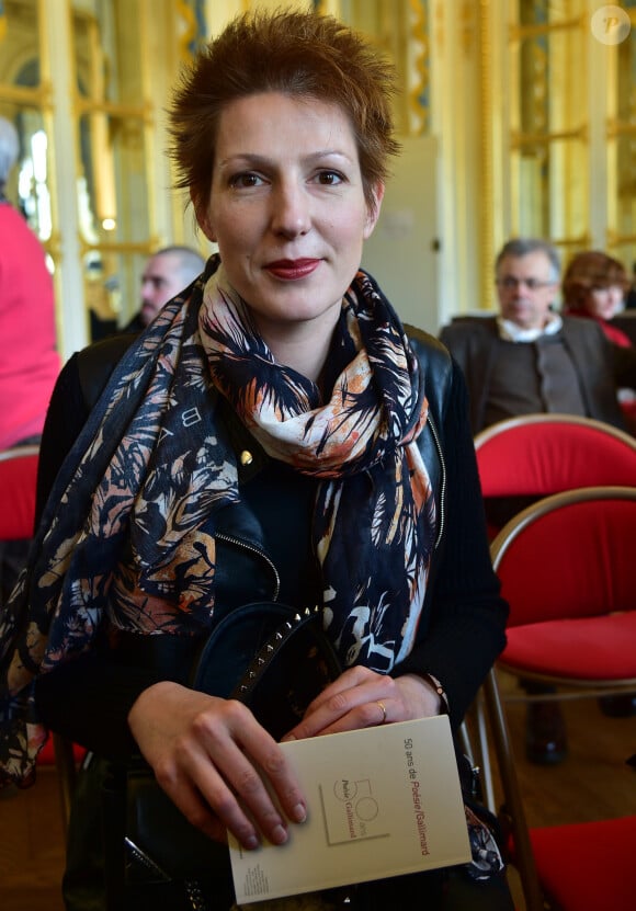 Natacha Polony lors du lancement de la 18e édition du Printemps des Poètes lors d'une cérémonie au ministère de la Culture à Paris, le 4 mars 2016.