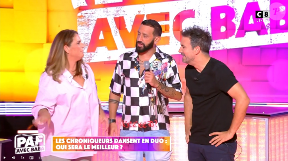 Alex Goude, Vaérie Bénaim et Cyril Hanouna dans "TPMP".