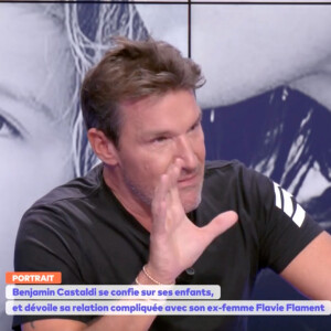 Benjamin Castaldi sur le plateau de Chez Jordan sur C8.