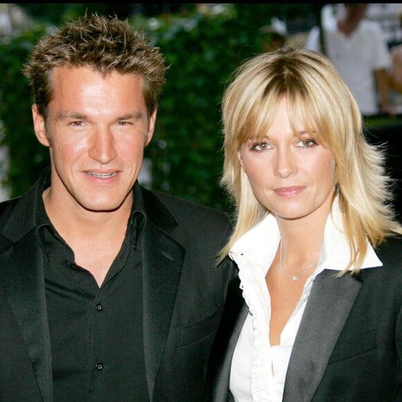 Benjamin Castaldi et Flavie Flament. Conférence de presse de la chaîne au théâtre des Champs Elysées. © Guillaume Gaffiot/Bestimage