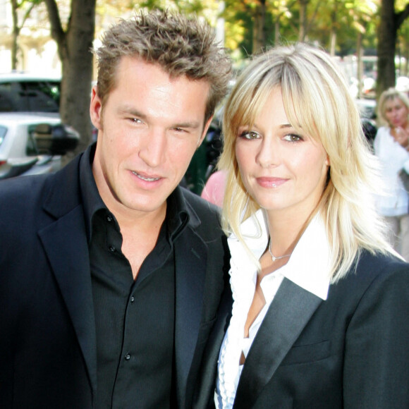 Benjamin Castaldi et Flavie Flament. Conférence de presse de la chaîne au théâtre des Champs Elysées. © Guillaume Gaffiot/Bestimage