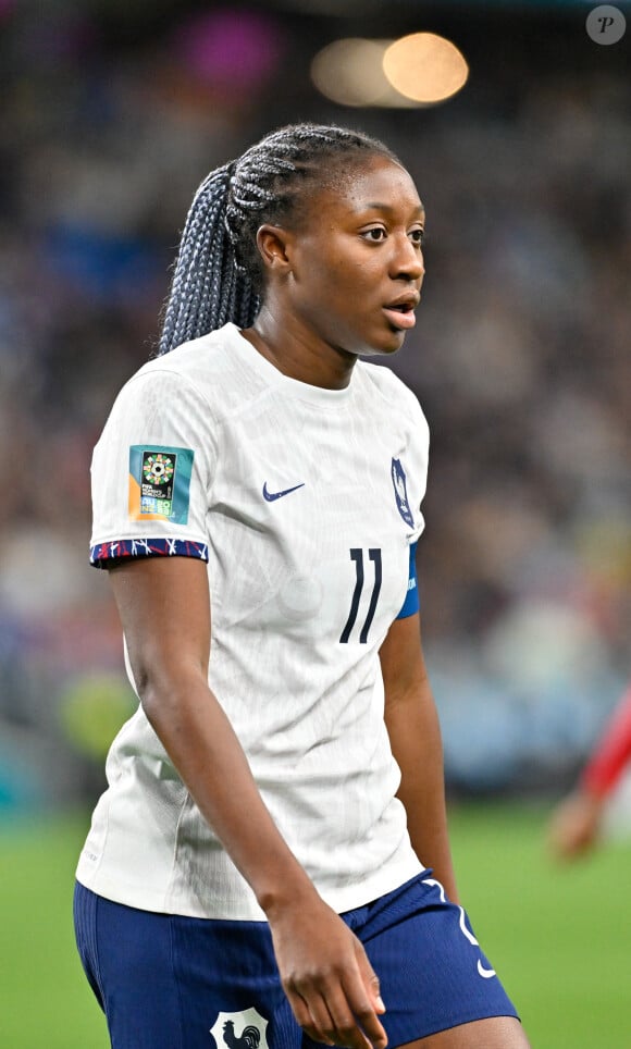 L'ancienne joueuse du PSG vient de porter plainte pour agression sexuelle contre Didier Ollé-Nicolle.
Kadidiatou Diani - Match de la Coupe du Monde Féminine FIFA 2023 "France - Panama (6 - 3)" à Sydney, le 2 août 2023. Les Bleues se qualifient pour les huitièmes de finale de la compétition. © SPP / Panoramic / Bestimage