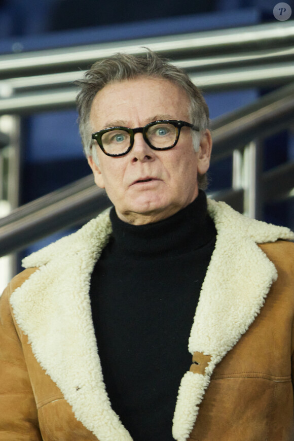 Franck Dubosc - People en tribunes du match de Ligue 1 Uber Eats "PSG contre Reims" (1-1) au Parc des Princes à Paris le 29 janvier 2023. 