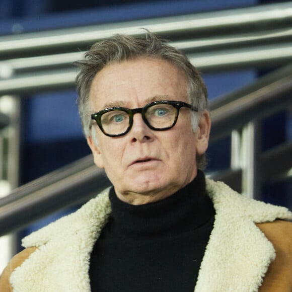 Franck Dubosc - People en tribunes du match de Ligue 1 Uber Eats "PSG contre Reims" (1-1) au Parc des Princes à Paris le 29 janvier 2023. 