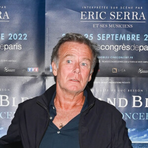 Franck Dubosc - Triomphe ce week-end pour les deux représentations Parisiennes du Grand Bleu en Ciné-concert au Palais des Congrès à Paris le 25 septembre 2022. De nombreuses personnalités sont venues applaudir É.serra et ses musiciens. Actuellement en Tournée dans toute la France. © Coadic Guirec/Bestimage